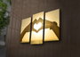 Wallity Set de 3 Cuadros Decorativos Iluminados con LED en Lienzo de Ante